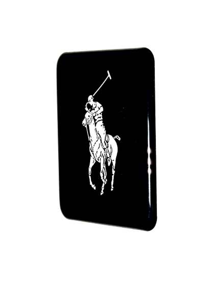 Vespa Ralph Lauren Sticker – Zwart 3D Doming Logo | Scooter Accessoire