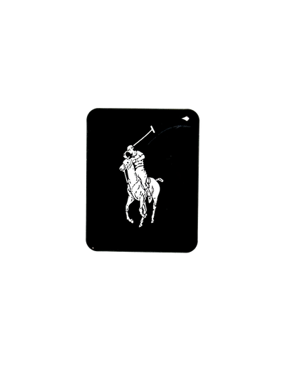 Vespa Ralph Lauren Sticker – Zwart 3D Doming Logo | Scooter Accessoire