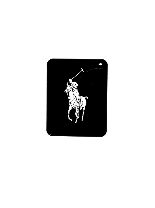 Vespa Ralph Lauren Sticker – Zwart 3D Doming Logo | Scooter Accessoire